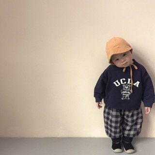 Lovelg baby🌷2024新款韓版童裝ins兒童衛衣嬰兒哈衣長袖打底衫男女寶寶上衣潮