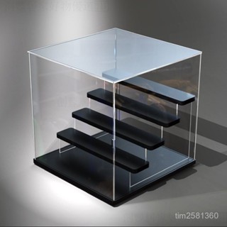 展示盒 泡泡瑪特展示盒 亞剋力展示盒 公仔展示盒 盲盒收納盒 壁掛展示盒 公仔展示櫃 公仔收納盒 階梯架 公仔盒 黑色亞