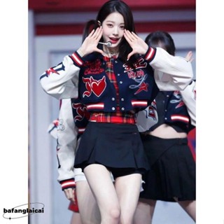 💰心選💰女團打歌服裝 團ive同款棒球服 打歌服 kitsch青活力表演服 甜酷舞蹈套 rava9om4dt532