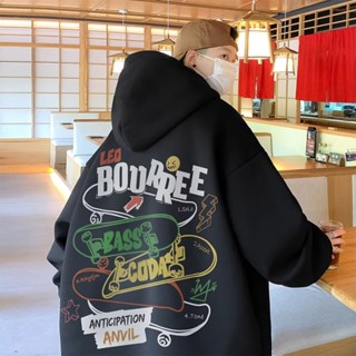 美式連帽衛衣男 春秋冬季新款 ins潮牌 oversize 帽衫 情侶 寬鬆 休閒 打底上衣（GYS311）【壹號站】