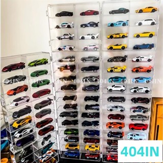 全新現貨🌟tomica 收納 1 64 收藏盒 多美小汽車 風火輪 玩具車模展示架透明模型收納架多美卡收納盒陳列櫃小汽