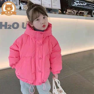 童外套 女童外套 女童棉服冬季2024新款女寶寶冬裝洋氣加厚羽絨棉衣兒童裝棉襖外套