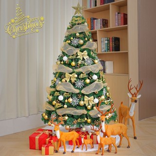 聖誕節 裝飾 Christmas 聖誕樹 家用聖誕樹加密套餐diy聖誕節髮光ins高階感裝飾品擺件 sam