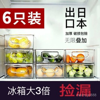 特賣生活館🔥日式冰箱收納果蔬透明收納盒多功能冰櫃冰箱冷凍收納家用儲物新款
