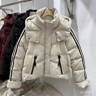 【免運】羽絨服韓版小個子麵包服保暖羽絨服女冬季新款休閒連帽短款白鴨絨厚外套 T0RY