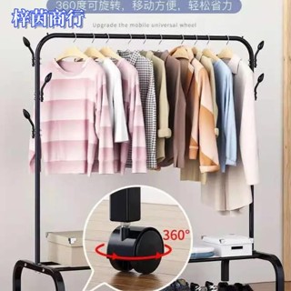 🟣梓茵商行🟣簡易衣帽架 升級版掛衣架 曬衣架 曬衣桿 晾衣架 衣架 吊衣架 掛衣桿 鞋架 服裝店 臥室適用 置物架