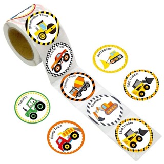 【優選精品】熱賣玩具卡車小汽車貼紙兒童卡通交通工具趣味益智早敎紙幼兒園錶揚貼ins日韓風 1SKB