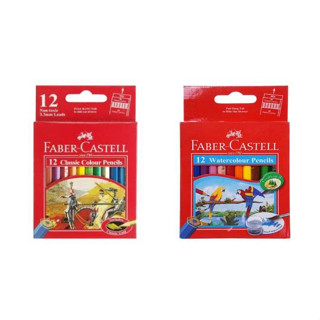 Faber-Castell 輝柏 短型 六角 色鉛筆 12色 環保 紙盒 水彩 油性【金玉堂文具】