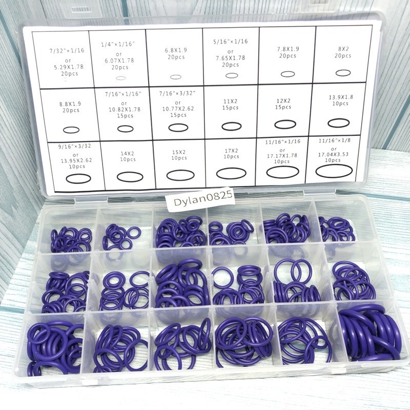 汽車用 冷媒 冷氣管路O環 油封 seal 270PCS O-ring