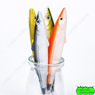 HL 模擬魚原子筆可愛鹹魚摸魚黑色原子筆創意學生文具新奇L8