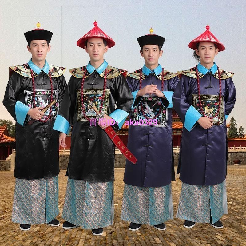 服宮廷古代皇帝大臣女侍衛大皇后表演衛兵太監男清朝服飾官服龍袍 古代服飾 表演服 舞臺裝 古著 民族服飾佳軒精品