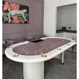工廠直發 可訂製LOGO 德州撲克桌百家樂大小點籌碼桌棋牌室 可定製桌布 顏色尺寸德州桌子 可開發票