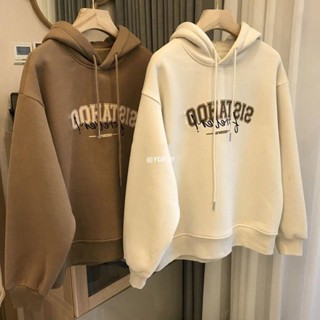 秋冬大學T 帽T 連帽大學T 連帽衛衣 梳毛衛衣 大尺碼女裝 古著vintage秋冬款網紅連帽衛衣女加絨美式寬松百搭上衣