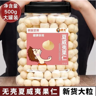 新店特銷 夏威夷果仁凈重500g批發原味烘焙新貨孕婦零食夏威夷堅果無殼250g罐裝