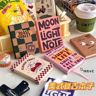 解憂🍋美式復古筆記本 A7硬皮小本子 口袋單詞本 學生迷你隨身便攜記事本 留言備忘本