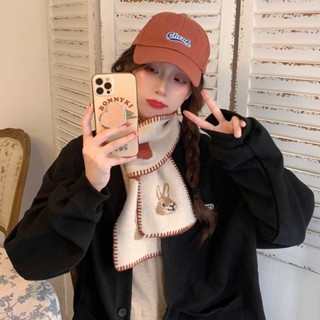 YC家🎀熱銷爆款 學生 可愛 卡通 日系 少女心 卡通 針織圍巾 保暖圍巾 時尚配件 毛線 圍脖 韓版 百搭 圍脖