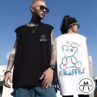 【M世代】M-5XL 無袖背心男 夏季寬鬆 情侶背心 背心男生 坎肩背心 男無袖t恤 運動男生上衣 ATDB1821