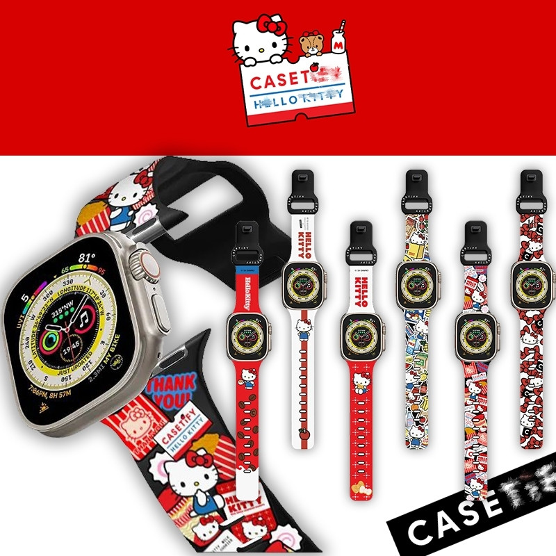 CASE 強悍錶帶 防摔矽膠 男女通用 支援iWatch 蘋果錶帶 Apple watch S9/8/7/6/5錶帶