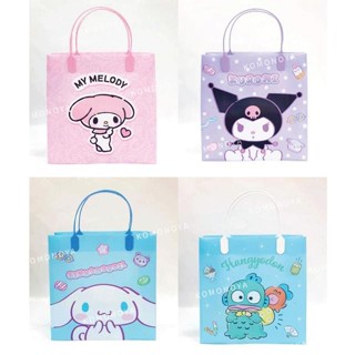 【現貨】小禮堂 Sanrio 三麗鷗 塑膠防水提袋 (大圖款) 美樂蒂 酷洛米 大耳狗 人魚漢頓