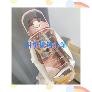 【滿290出貨】運動水壺 2000ml 水壺 大水壺 吸管水壺 2000cc 水壺 樂扣樂扣水杯女超大容量2000ml夏