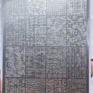 🎀臺灣出貨🎀秋冬針織紋理美甲印花板牛仔破布蕾絲鋼板模版印章彩繪圖案工具