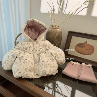女童棉服外套冬季2025新款寶寶棉襖夾棉加厚保暖嬰兒棉衣連帽冬裝Fashion SHOP