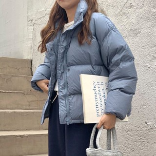 棉衣女短款年冬季羽絨棉服寬鬆加厚麵包服棉襖外套防寒外套女 外套冬天女 韓式外套 棉服外套 白色羽絨 外套加絨 學生外套