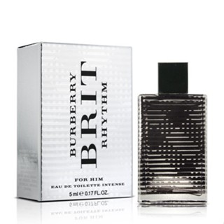 【原裝沾式小香】 BURBERRY 博柏利 Brit Rhythm 金屬搖滾風格 男性淡香水 5ML