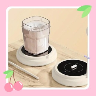 熱賣✨電動牛奶咖啡攪拌機,用勺子USB充電磁力攪拌器,高 旋轉磁懸浮攪拌膠囊自動攪拌機tin_yi