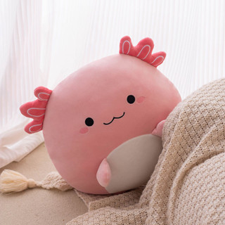 🎀爆款🎀【舒適支撐腰部】原創超軟睡覺抱枕蠑螈魔鬼魚河豚海貍抱枕動物抱枕宿舍卡通禮物