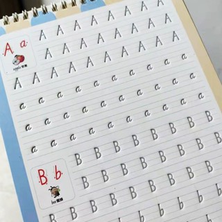 【免運】26個英文字母 練字帖 幼兒小學生 初學者 凹槽練習本 描紅本 寫26個字母
