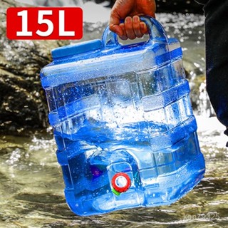 露營水桶食品級儲水桶/12L.18L大容量攜帶型蓄水桶/野外家用含水龍頭開車露營水桶 儲水桶 戶外儲水桶 軍風儲水桶