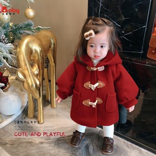 女寶寶秋冬新款毛呢外套 新年拜年大衣嬰幼兒小童呢子上衣兒童冬裝WM