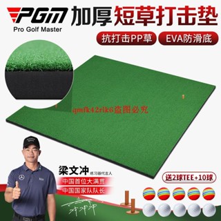 （訂金價格 聊聊諮詢）PGM 送10球!室內高爾夫球打擊墊 加厚版 家庭練習墊 揮桿練習器