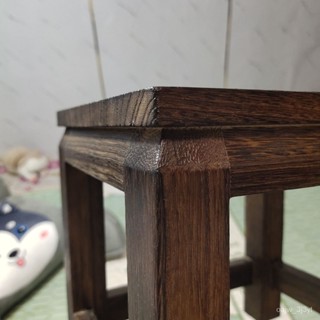 【新品熱賣 限時促銷】實木凳子家用客廳臥室矮凳餐廳方凳中式簡約成人換鞋複古四方闆凳 813H