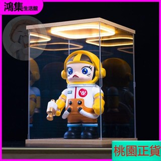 【特別精選】公仔展示盒 透明展示盒 公仔收納盒 盲盒收納 透明展示架 亞克力回型燈展示盒手辦木質防塵罩高達可開門多尺寸