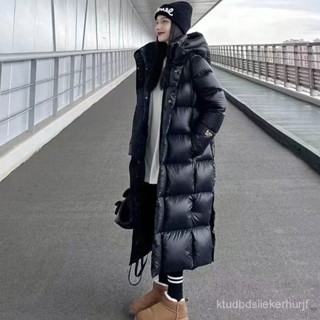 臺灣出貨 免運 麵包外套女 羽絨外套 羽絨服女鵝絨長款2024冬季新款長過膝到腳踝超長加厚加長超厚 EJY3
