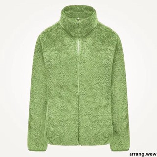 【臺灣出貨】 外穿搖粒絨毛毛短款外套女新款寬松大碼珊瑚絨冬加厚保暖抓絨上衣