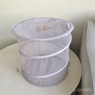 桃園有貨-限時下殺家用可折疊網籃臟衣簍洗衣籃玩具收納筐 BQ2Y