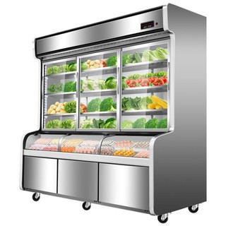 【輝煌五金】點菜櫃 展示櫃 保鮮櫃 不銹鋼三溫 點菜櫃 冷藏冷凍商用麻辣燙 燒烤串串