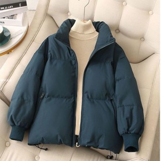 臺灣出貨🌱羽絨棉服 棉衣女短款小個子棉襖2024新款冬季韓版羽絨棉服加厚寬松麵包服潮 大尺碼外套 麵包服外套 冬季外套