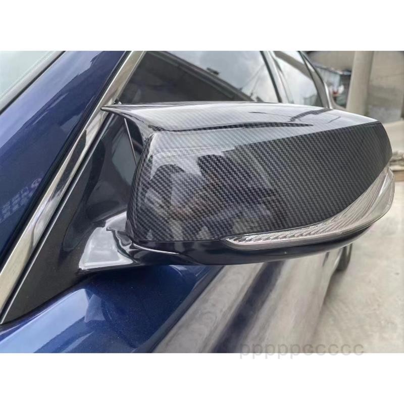 🔥桃園熱賣🔥INFINITI Q30 Q50 Q60 Q70 後視鏡蓋 後視鏡殼 後視鏡罩 碳纖維紋 烤漆黑 牛角款