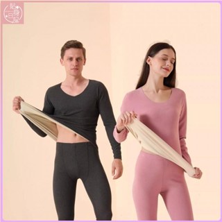 🍓貼身日記🍓保暖套裝AB麵 德絨內衣打底衫秋衣秋褲男士 男女無痕雙麵秋冬