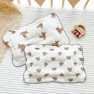 嬰兒枕 定型枕 新生兒枕 嬰兒定型枕 嬰兒枕頭 純棉紗布寶寶定型枕 花邊新生頭型防偏頭矯正 頭型枕 立體枕 防扁頭