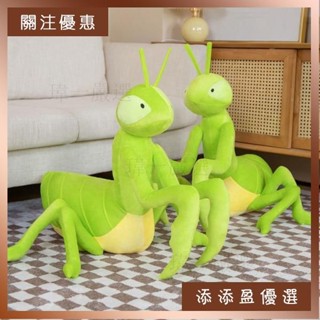 奇怪屋 娃娃 搞笑娃娃 網紅娃娃 ins 交換禮物 禮物 可愛螳螂公仔毛絨玩具卡通昆蟲玩偶布娃娃兒童生日禮物送男孩女孩