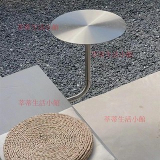 「可開發票」網紅咖啡廳卡座固定不銹鋼小圓桌工業風壁掛圓桌奶茶店戶外小桌子