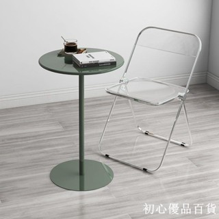 ***熱賣*小圓桌現代簡約小桌子餐桌奶茶咖啡桌吧臺會議洽談接待小圓桌