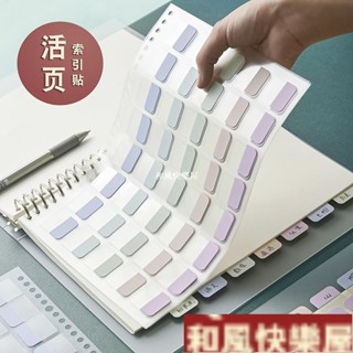 💥索引貼💥三年二班 便利貼 活頁本紙質索引貼標籤 貼紙 學生 用筆記本小條可書寫 便簽紙 便簽分類記號貼標記貼