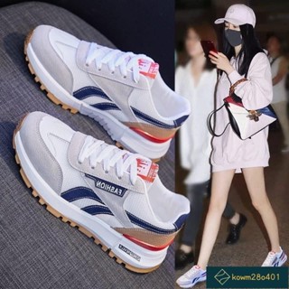 臺灣工廠🚚熱賣臺灣 ＃夏秋新款阿甘鞋女＃ 網佈麵透氣韓版百搭小白休閒運動鞋 ＃ 平底老爹鞋