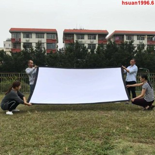 戶外露營 露營裝備 戶外投影幕布 支架投影幕布120英寸老式銀幕 戶外電影螢幕 老式熒幕 皮影戲幕 幕布 投影幕